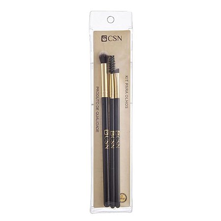 Kit Pincel Para Maquiagem Rubys Cns C/3