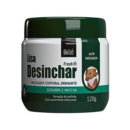 Creme Para Auto Massagem Bio Soft Lisa Desinchar 120g
