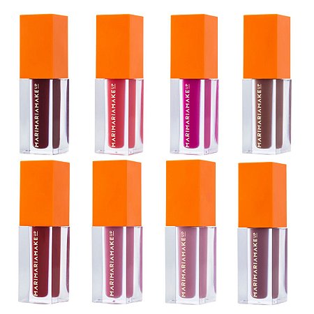 Kit Batom Líquido Mari Maria Makeup Creamy Matte 4ml C/8