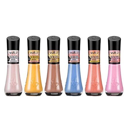 Kit Esmaltes Cremosos Vult Soleil C/6