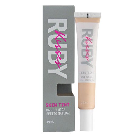 Base Fluida Ruby Kisses Skin Tint Efeito Natural 105 30ml