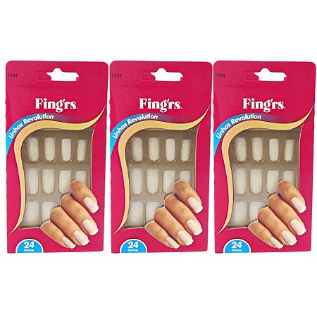 Kit Unhas Postiças Fing'rs Revolution Ref. 1284 C/3