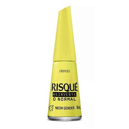 Esmalte Cremoso Risque Reinvente O Normal Neon Gender 8ml