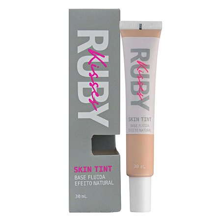 Base Fluida Ruby Kisses Skin Tint Efeito Natural 131 30ml