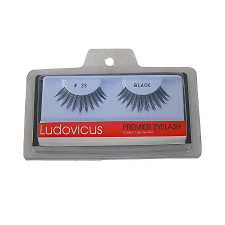 Cílios Postiços Ludovicus Premier Eyelash 38 Black