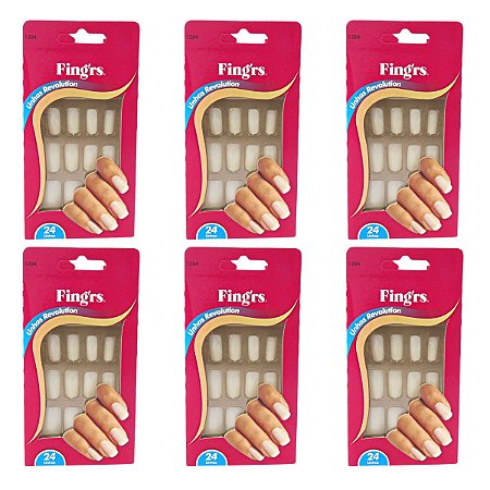 Kit Unhas Postiças Fing'rs Revolution Ref. 1284 C/6