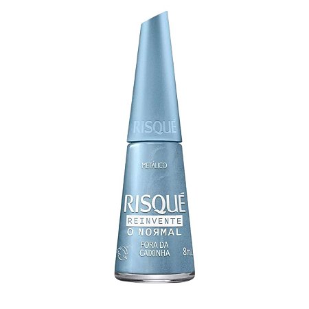 Esmalte Metalico Risque Reinvente O Normal Fora da Caixinha 8ml