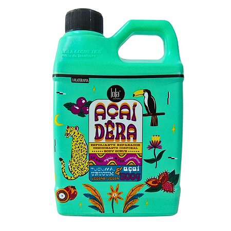 Esfoliante Reparador Corporal Lola Açai Dêra Body Scrub 500g