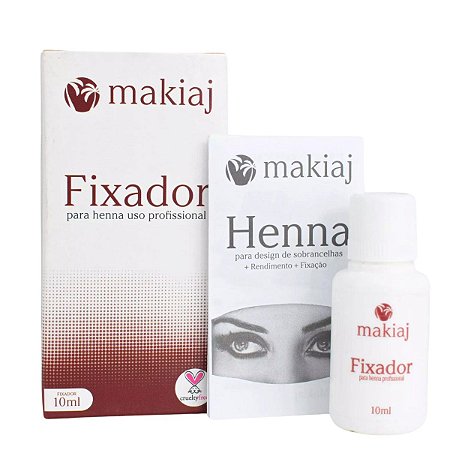 Fixador Para Henna Makiaj Uso Profissional 10ml