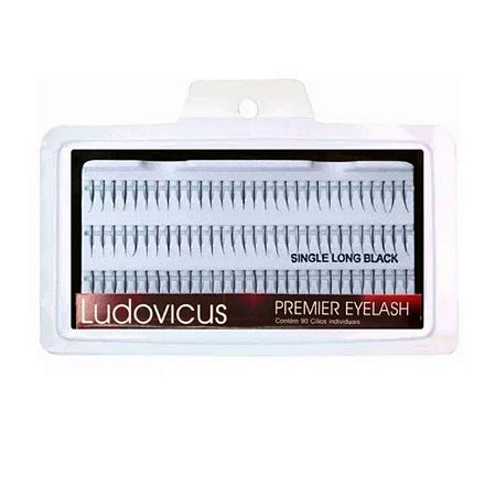 Cílios Individuais Ludovicus Premier Eyelash Single Long Black