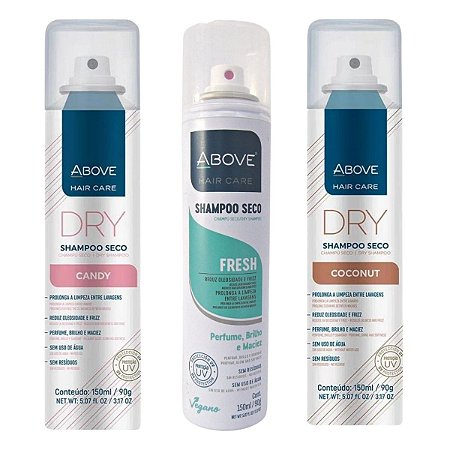 Kit Above Shampoo A Seco Hair Care 150ml C/3