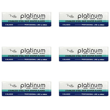 Kit Lâmina Para Navalhete Vikky Platinum C/6