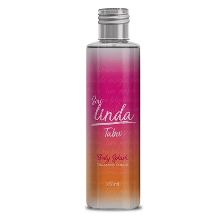 Body Splash Desodorante Corporal Tabu Sou Linda 250ml