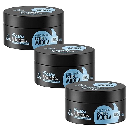 Kit Pasta Modeladora Avora Esculpe e Modela 150g C/3