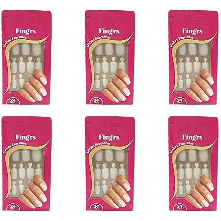 Kit Unhas Postiças Fing'rs Executive Ref. 1278 C/6