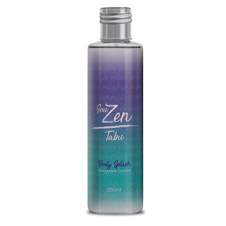 Body Splash Desodorante Corporal Tabu Sou Zen 250ml