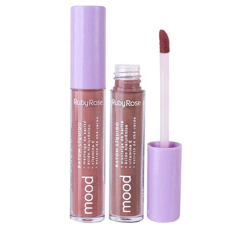 Batom Liquido Ruby Rose Mood Nostalgia 12 3,2ml