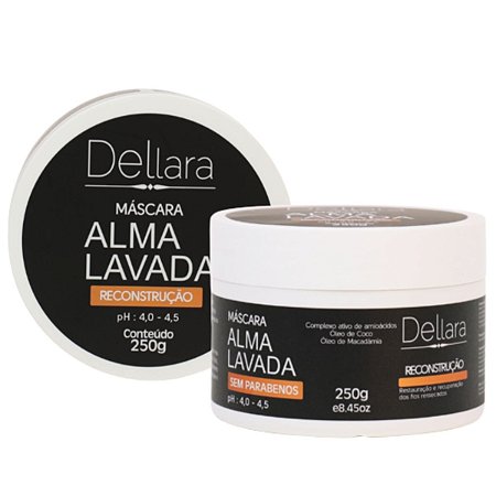 Máscara de Reconstrução Dellara Alma Lavada 250g