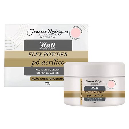 Pó Acrílico Nati Flex Powder Janaina Rodrigues Cover Nobreza 20g