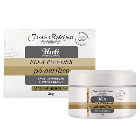 Pó Acrílico Nati Flex Powder Janaina Rodrigues Clear Duquesa 20g