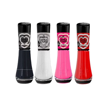 Kit Esmalte Cremoso Efeito Gel Vult Camila Loures C/4