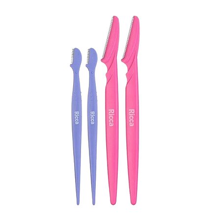 Navalha Para Sobrancelha Ricca Belliz C/4 Un