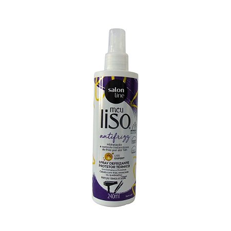 Spray Defrizante Protetor Térmico Salon Line Meu Liso Antifrizz Liss Expert 240ml