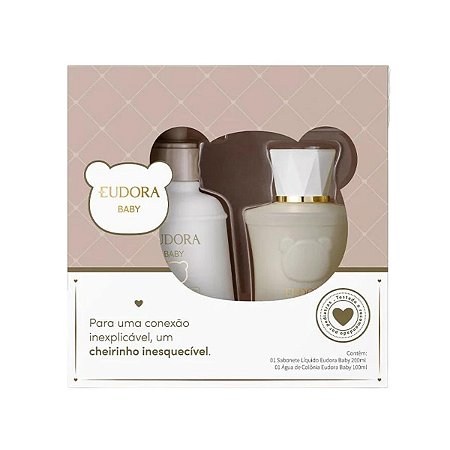Kit Eudora Baby Meu 1º Presente Algodão & Extrato de Calêndula C/2un