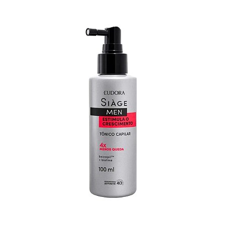 Tônico Siage Eudora Men Estimula O Crescimento 100ml