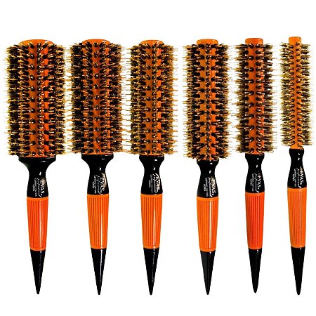 Kit Escova Evas Professional Laranja C/6