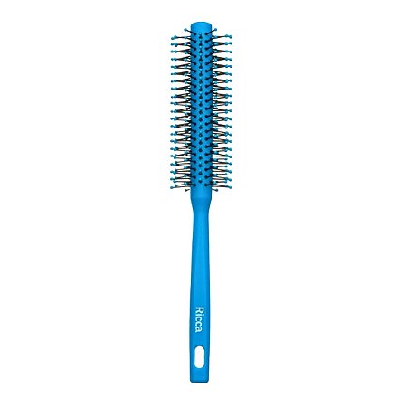 Escova Redonda Pinos Belliz Ricca Azul Cod.188