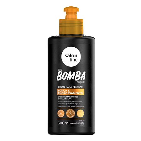 Creme Para Pentear Salon Line Sos Bomba Força e Engrossamento 300ml