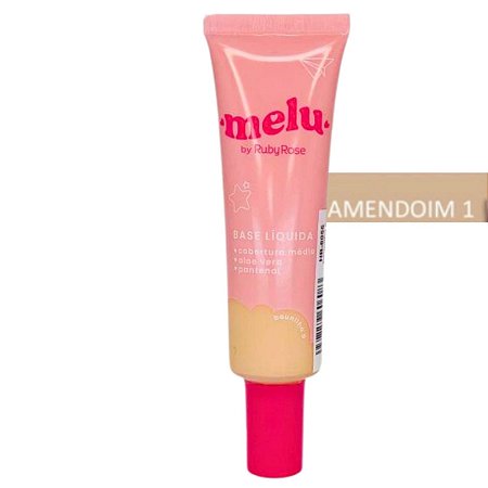 Base Líquida Melu By Ruby Rose Amendoim 1 Hb-8055 29ml