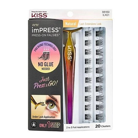 Cílios Autocolantes Kiss New York Impress Natural Ilk01
