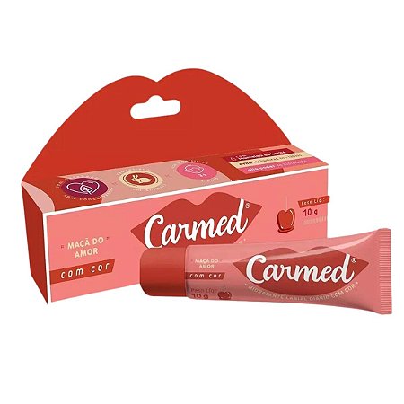 Hidratante Labial Com Cor Carmed Maçã do Amor 10g
