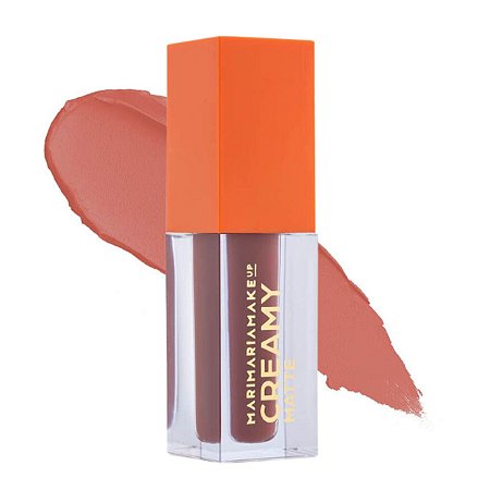 Batom Líquido Mari Maria Makeup Creamy Matte Hazel Nude! 4ml