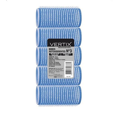 Bobes Autoaderentes Vertix Nº 3 Azul Cód.337