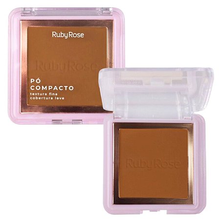 Pó Compacto Ruby Rose Textura Fina Pc80 7,5g