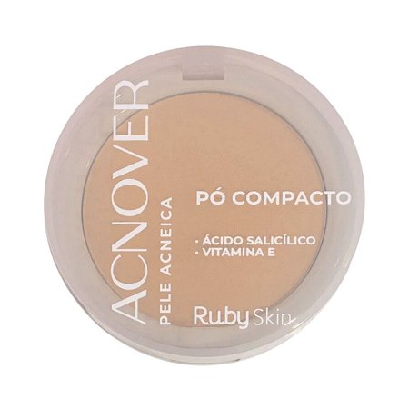 Pó Compacto Acneico Acnover Ruby Skin Ruby Rose Mc50 10g