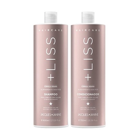 Shampoo + Condicionador Jacques Janine Hair Care + Liss 750ml