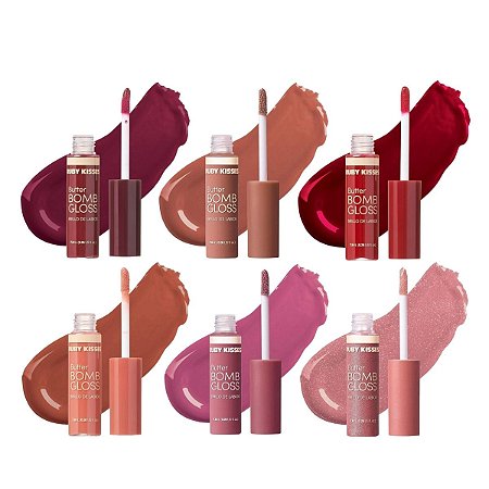 Kit Lip Gloss Ruby Kisses Butter Bomb C/6