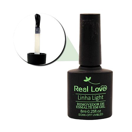 Removedor de Esmalte em Gel Real Love Linha Light 8ml Xd-gel-37