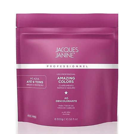 Pó Descolorante Azul Jacques Janine Amazing Colors 300g