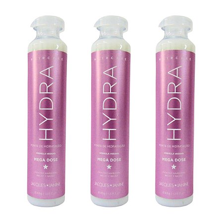 Kit Jacques Janine Hair Care Hydra: 3 Ampolas Mega Dose 45g