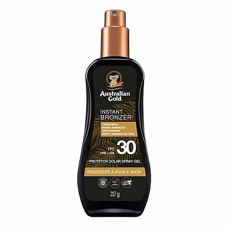 Protetor Solar Australian Gold Instant Bronzer Fps 30 237g