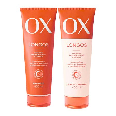 Shampoo + Condicionador Ox Longos 400ml