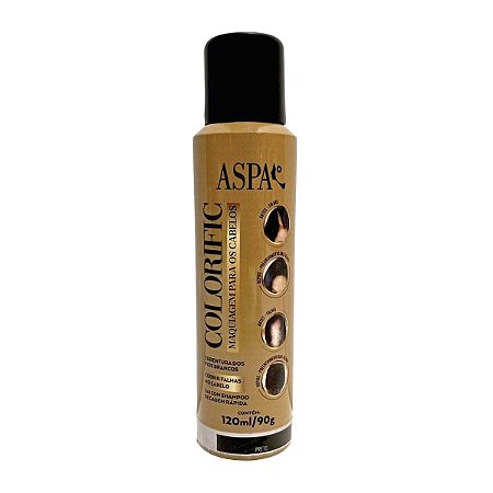 Maquiagem Para Cabelo Colorific Preto 120ml