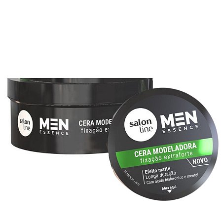 Cera Modeladora Salon Line Men Essence Efeito Matte 60g