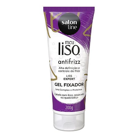 Gel Fixador Salon Line Meu Liso Antifrizz 200g