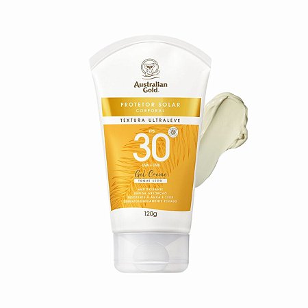 Protetor Solar Corporal Australian Gold Gel Creme Fps 30 120g